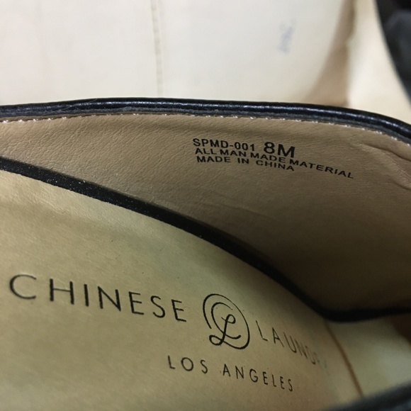 Chinese Laundry EUC black and tan strap 4 inch heel mules size 8 - Picture 7 of 12